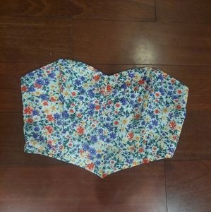 Pacsun LA hearts corset tube top